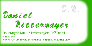 daniel mittermayer business card